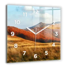 designerski-kwadratowy-foto-zegar-szklany-do-wnetrz-krajobraz-gor-60x60-cm
