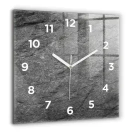 kwadratowy-foto-zegar-szklany-scienny-do-biura-skala-wulkaniczna-60x60-cm