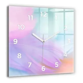 minimalistyczny-zegar-szklany-scienny-z-nadrukiem-kolorowe-piora-60x60-cm