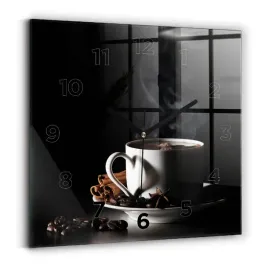 nowoczesny-kwadratowy-foto-zegar-szklany-na-sciane-filizanka-kawy-30x30-cm