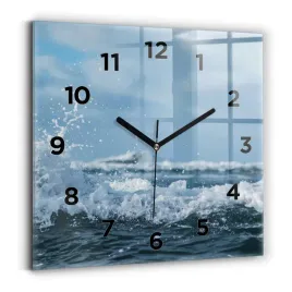 kwadratowy-zegar-szklany-ozdobny-ze-wzorem-fotografia-fal-morskich-30x30-cm