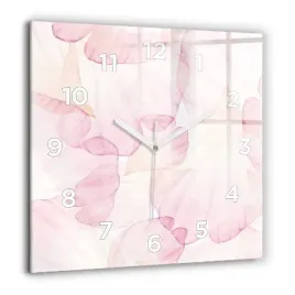nowoczesny-zegar-szklany-na-sciane-z-nadrukiem-akwarelowe-platki-60x60-cm