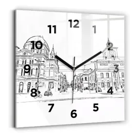 zegar-szklany-scienny-do-biura-z-grafika-ilustracja-miasta-poznan-30x30-cm