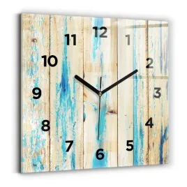 zegar-szklany-dekoracyjny-ze-stylowym-nadrukiem-porysowane-drewno-30x30-cm