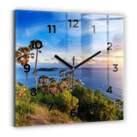 minimalistyczny-zegar-szklany-scienny-z-grafika-phuket-w-tajlandii-30x30-cm