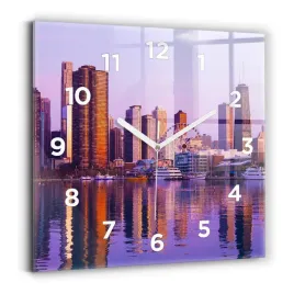 wiszacy-kwadratowy-zegar-szklany-ze-wzorem-widok-na-wiezowce-usa-30x30-cm