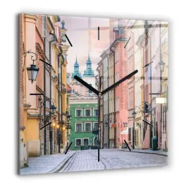 zegar-szklany-designerski-do-wnetrz-stare-miasto-w-warszawie-xxl-60x60-cm