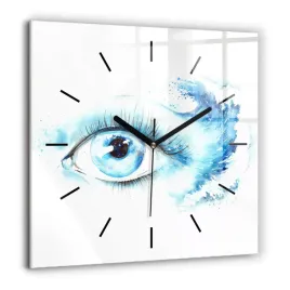 kwadratowy-zegar-szklany-designerski-z-nadrukiem-morskie-oko-duzy-60x60-cm
