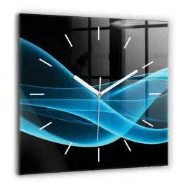 designerski-foto-zegar-szklany-do-wnetrz-niebieska-abstrakcja-duzy-60x60-cm