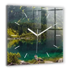 nowoczesny-foto-zegar-szklany-na-sciane-morskie-oko-w-tatrach-xxl-60x60-cm