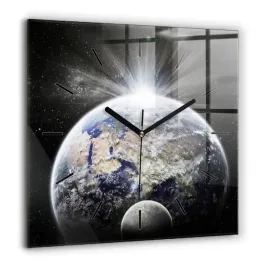 zegar-szklany-do-sypialni-z-nadrukiem-ziemia-ksiezyc-slonce-duzy-60x60-cm