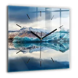 ozdobny-kwadratowy-zegar-szklany-jezioro-jokulsarlon-islandia-xxl-60x60-cm