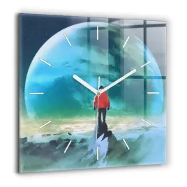 dekoracyjny-foto-zegar-szklany-na-sciane-czlowiek-na-ksiezycu-xxl-60x60-cm
