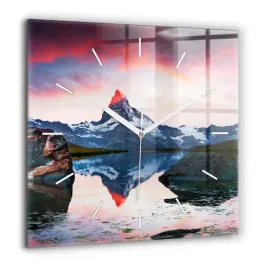 zegar-szklany-scienny-z-grafika-stellisee-matterhorn-jezioro-duzy-60x60-cm
