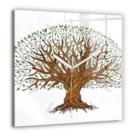 kwadratowy-zegar-szklany-na-sciane-z-grafika-drzewo-i-korzenie-xxl-60x60-cm