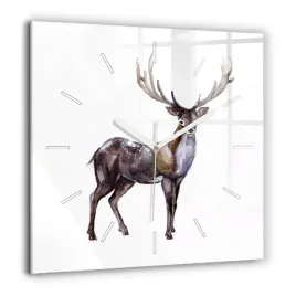 scienny-kwadratowy-zegar-szklany-ze-wzorem-jelen-krol-puszczy-xxl-60x60-cm