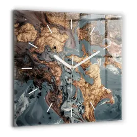 kwadratowy-zegar-szklany-z-nadrukiem-marmur-zlota-abstrakcja-duzy-60x60-cm