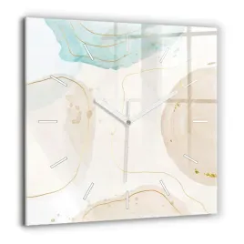 designerski-kwadratowy-foto-zegar-szklany-do-wnetrz-plamy-akwareli-60x60-cm