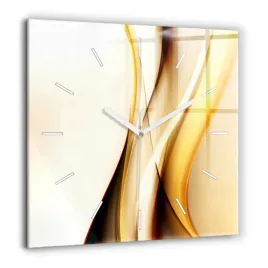 kwadratowy-zegar-szklany-do-kuchni-z-nadrukiem-abstrakcja-fala-xxl-60x60-cm