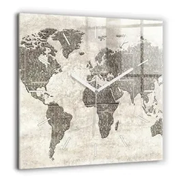 zegar-szklany-na-sciane-ze-stylowym-nadrukiem-mapa-swiata-gazeta-60x60-cm