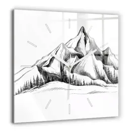 kwadratowy-zegar-szklany-dekoracyjny-ze-wzorem-rysowane-gory-duzy-60x60-cm