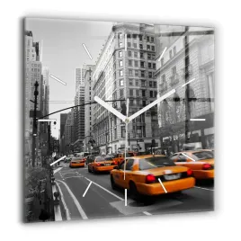 kwadratowy-zegar-szklany-scienny-do-biura-manhattan-i-taksowki-xxl-60x60-cm