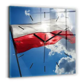 dekoracyjny-foto-zegar-szklany-na-sciane-flaga-polski-na-tle-nieba-30x30-cm