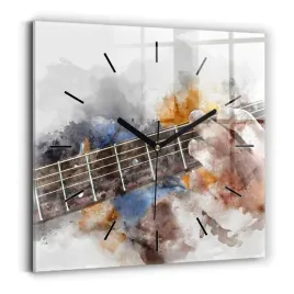nowoczesny-kwadratowy-foto-zegar-szklany-na-sciane-grafika-gitary-30x30-cm