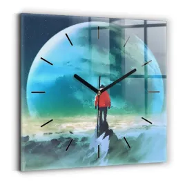 designerski-zegar-szklany-do-wnetrz-ze-wzorem-czlowiek-na-ksiezycu-30x30-cm