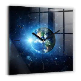 nowoczesny-foto-zegar-szklany-na-sciane-ziemia-i-galaktyka-nasa-30x30-cm