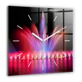 kwadratowy-zegar-szklany-designerski-wroclawska-fontanna-noca-duzy-60x60-cm