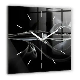 kwadratowy-zegar-szklany-ozdobny-z-nadrukiem-dym-abstrakcyjny-duzy-60x60-cm