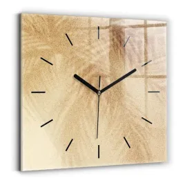 elegancki-kwadratowy-foto-zegar-szklany-na-sciane-zlota-abstrakcja-30x30-cm