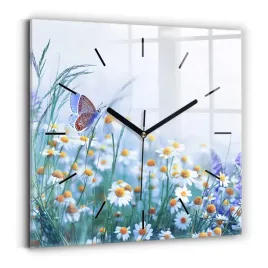 kwadratowy-zegar-szklany-scienny-do-salonu-z-grafika-motyl-na-lace-30x30-cm