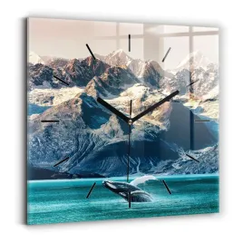 kwadratowy-zegar-szklany-scienny-do-salonu-ze-wzorem-wieloryb-woda-30x30-cm