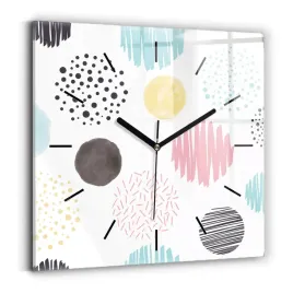 kwadratowy-zegar-szklany-do-sypialni-z-nadrukiem-geometryczny-wzor-30x30-cm