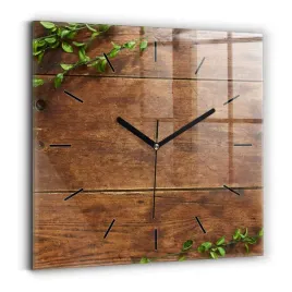 nowoczesny-zegar-szklany-na-sciane-z-nadrukiem-rustykalne-drewno-30x30-cm