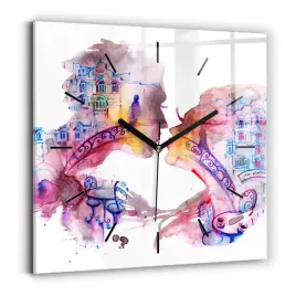 zegar-szklany-do-kuchni-na-sciane-ze-wzorem-dwa-ciala-jedna-dusza-30x30-cm