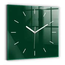 wiszacy-kwadratowy-zegar-szklany-z-grafika-kolor-butelkowa-zielen-30x30-cm