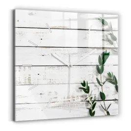zegar-szklany-scienny-do-nowoczesnych-wnetrz-drewniane-jasne-deski-30x30-cm