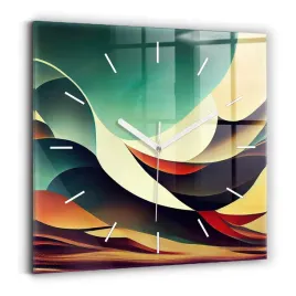 scienny-kwadratowy-zegar-szklany-do-biura-linie-abstrakcyjne-tlo-30x30-cm