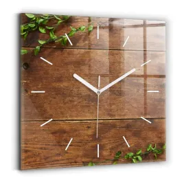 designerski-zegar-szklany-do-wnetrz-z-nadrukiem-rustykalne-drewno-30x30-cm