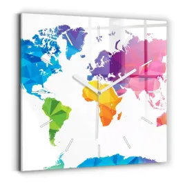 nowoczesny-foto-zegar-szklany-na-sciane-abstrakcyjna-mapa-swiata-30x30-cm