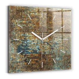 kwadratowy-zegar-szklany-scienny-ze-wzorem-tekstura-starego-metalu-30x30-cm