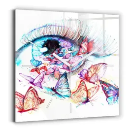 kwadratowy-zegar-szklany-dekoracyjny-na-sciane-kolorowe-oko-motyle-30x30-cm