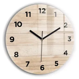 zegar-szklany-do-sypialni-ze-stylowym-nadrukiem-drewniana-tekstura-fi60-cm