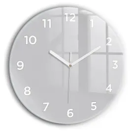 designerski-okragly-zegar-szklany-do-wnetrz-z-nadrukiem-jasny-szary-fi60-cm