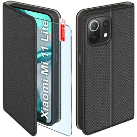 etui-z-klapka-do-xiaomi-mi-11-lite-4gor-5g-zamykane-czarne-futeral-szklo-9h