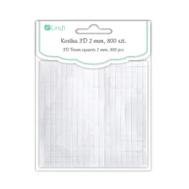 kostka-3d-2mm-800szt-dpcraft-scrapbooking-samoprzlepna-dystansowa