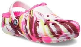 dzieciece-ocieplane-buty-crocs-classic-lined-marbled-207773-clog-33-34
